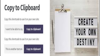 Create Copy to Clipboard using HTML, CSS & JavaScript