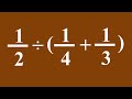 Operaciones combinadas con paréntesis y denominadores | Con paréntesis y fracciones