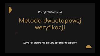 Metoda dwuetapowej weryfikacji