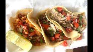 Find authentic street tacos at Mi Casita in Syracuse