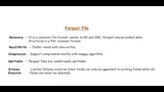 Parquet file, Avro file, RC, ORC file formats in Hadoop | Different file formats in Hadoop