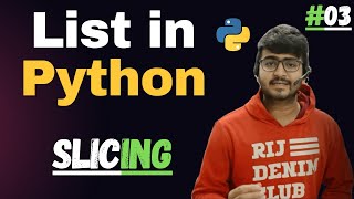 Slicing of List in Python | List in Python Tutorial 03 | Code Marathi