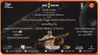 Ustad Bahauddin Dagar - Rudra Veena I SPIC MACAY Australia