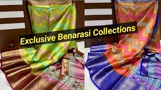 Exclusive Premium Collection Benarasi handloom soft georgette saree Designs order 9398255253