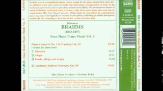 Brahms - Academic Festival Overture op. 80 (piano 4 hands)