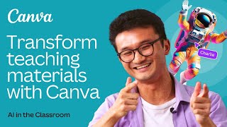 Transform your existing teaching materials with Canva