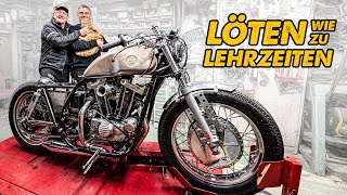 Löten wie zu Lehrzeiten | Kawa-Harley Sportsgirl | Andis Funktionspunk