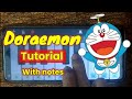 Doraemon Title Song Piano Tutorial/With Notes/Walkband