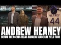 Andrew Heaney Behind the Scenes Tour of Texas Rangers Facility, Rangers Clubhouse & Globe Life Field