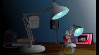 Pixar Luxo 3D - 2D