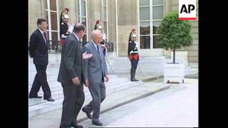 FRANCE :PARIS: LEE KUAN YEW VISIT