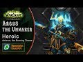 [LGN] Argus the Unmaker, Heroic Antorus, Restoration Druid PoV (Game Sounds Only)