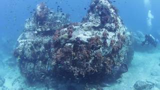 Koh Chlam (Shark Island or Rocher Kusrovie), Cambodia Diving - Recreational Diving - Wreck Diving