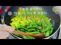 꽈리고추마늘조림~밑반찬 밥도둑👍~꽈리고추의 캡사이신 비타민c의 보고. 마늘의 강장제 알리신의 항균작용 부산아지매레시피