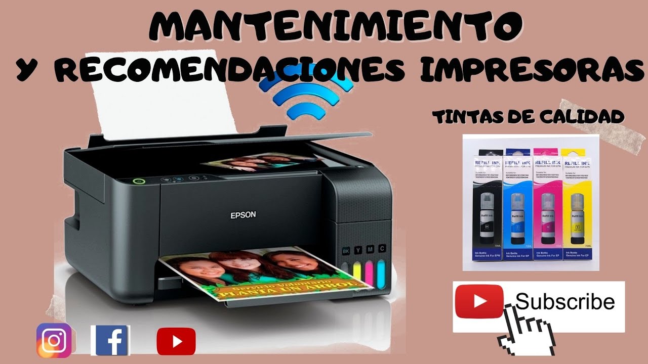 MANTENIMIENTO Y CONSEJOS PARA IMPRESORAS EPSON L3150 L4160 Y SIMILARES ...