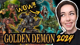 The BEST Warhammer Miniatures at Golden Demon 2024!