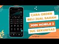 Cara Beli dan Jual Saham dengan Join Mobile 2 - JUC Jasa Utama Capital Sekuritas 2022