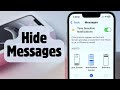 How to Hide Text Messages from iPhone 16e Lock Screen