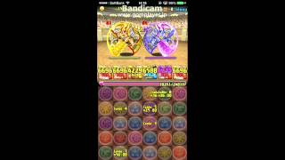 【パズドラ】チャレンジダンジョン(12) Lv6 光カーリーPT ノーコン