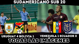 URUGUAY 4 BOLIVIA 1, VENEZUELA 1 ECUADOR 0. TODAS LAS IMÁGENES Y ANÁLISIS SUDAMERICANO SUB 20