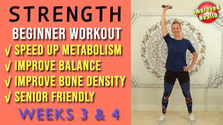 How to Build Stronger Bones | Strength Training Exercises for Seniors and Beginners