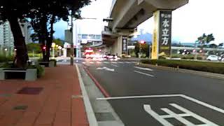 淡海輕軌藍海一線先導公車往漁人碼頭方向路線公車路程搭乘記錄與載客實況攝影(西元2019年10月20日)輕軌淡水行政中心站→淡水漁人碼頭