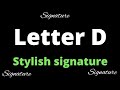 D signature style | Letter D signatures