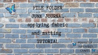 file folder junk journal tutorial part 2