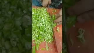 amazing chilli cutting skills #shorts | indian street food