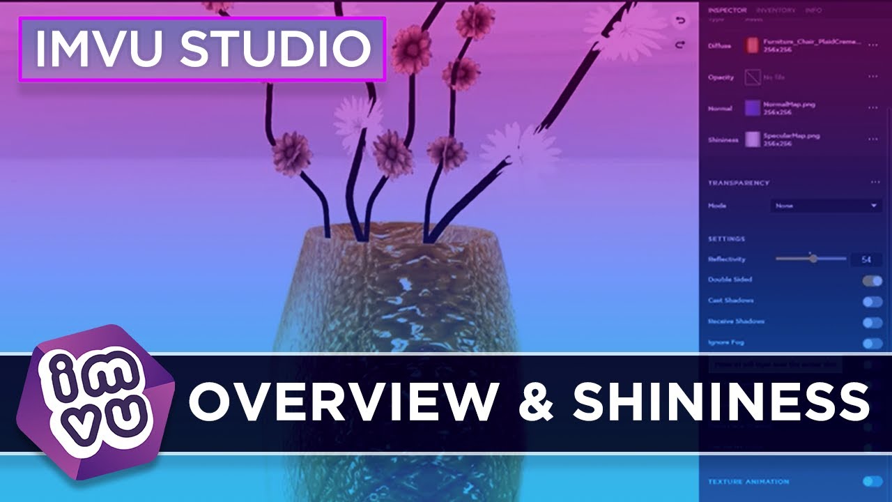 IMVU Studio Learning Session 1 - IMVU Studio Overview And Shininess ...