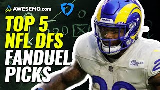 FanDuel NFL DFS Top-5 Picks 49ers vs. Rams NFC Championship Game | Daily Fantasy Fantasy Football