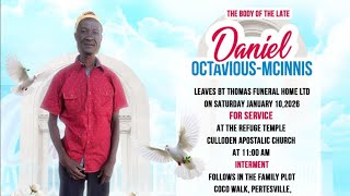 Live streaming of Daniel Octavious Mcinnis Funeral Service