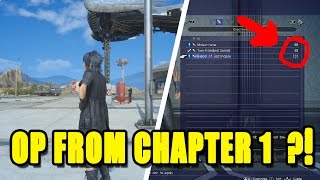 FINAL FANTASY XV - HOW TO GET 2 GREAT WEAPONS  AT START OF GAME !!