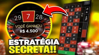 ROLETA ESTRATÉGIA DE COMO GANHAR NA ROLETA TUTORIAL MELHOR MÉTODO PARA GANHAR NA ROLETA AO VIVO!