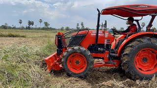 Tractor Kubota M6040 SU Push land