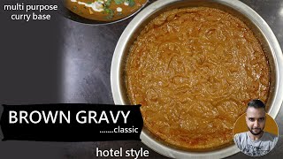 Indian Brown Onion Gravy l Hotel Style l You Make 20 Plus Curries l By Harshad