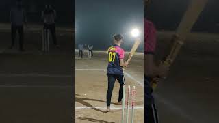 JONY Satr Op vala Six6⃣Marte huve🏏Night plastic ball cricket tournament🏏#cricket#cricketlover #short