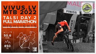 Vivus.lv MTB Marathon 2022 Talsi Day 2 Highlights - Full Marathon with EN Commentary - 2022 07 10