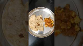 Dinner recipes/Chapathi/Paneer gravy