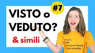 Perso or Perduto? Sepolto or Seppellito? Visto or Veduto? - What's the Correct PAST PARTICIPLE? 🤔 🤔