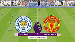 FIFA 22 | Leicester City vs Manchester United - English Premier League 22/23 - Full Gameplay PS5