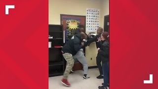 Safety monitor, teacher fight at Harrisburg High School