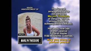 Marilyn Theodore ~ Short Obituary