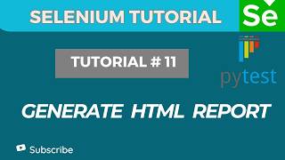 How to Generate HTML Report in Pytest with Selenium | Step-by-Step Tutorial