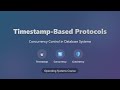 Timestamp-Based Protocols Explained: Concurrency Control in DBMS