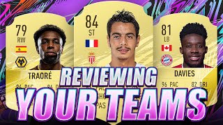 I RATE YOUR TEAMS! FIFA 21 STARTER SQUADS! #FIFA21 ULTIMATE TEAM