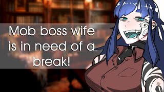 Your Mafia Wife Is Stressed | ASMR RP (F4M) (L-Bombs) (Baby) (Reverse Comfort)