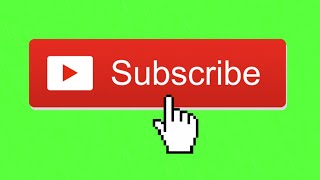 Animated Subscribe Button | Green Screen Footage #1