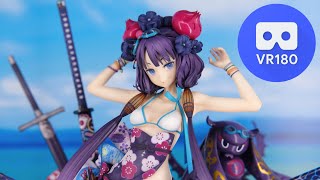 【VR180 3D】グッスマ Fate/Grand Order セイバー/葛飾北斎 フィギュアサンプル展示