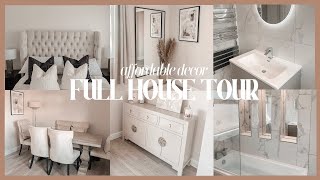 FULL HOUSE TOUR | luxe on a budget ✨ beige, gold, cream & black decor | affordable interior